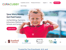 Tablet Screenshot of curacubby.com